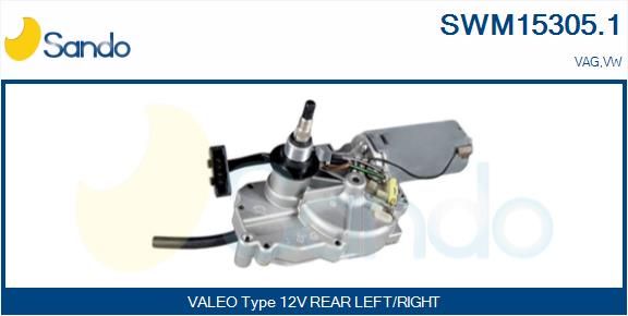 SANDO Stikla tīrītāju motors SWM15305.1