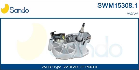SANDO Stikla tīrītāju motors SWM15308.1