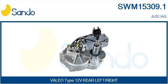 SANDO Stikla tīrītāju motors SWM15309.1