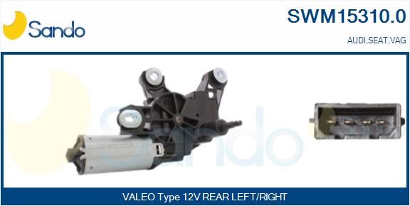 SANDO Stikla tīrītāju motors SWM15310.0
