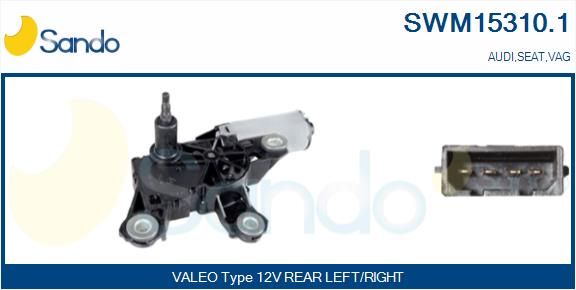 SANDO Stikla tīrītāju motors SWM15310.1