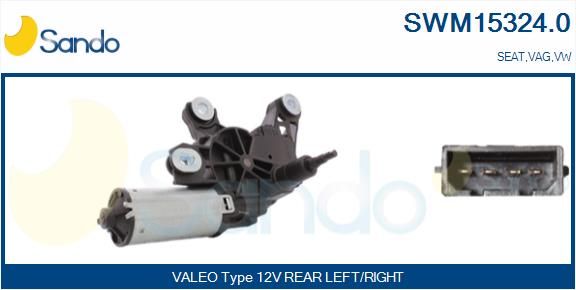 SANDO Stikla tīrītāju motors SWM15324.0