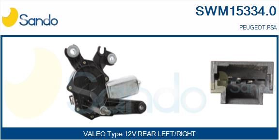 SANDO Stikla tīrītāju motors SWM15334.0