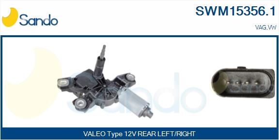 SANDO Stikla tīrītāju motors SWM15356.1