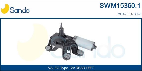 SANDO Stikla tīrītāju motors SWM15360.1