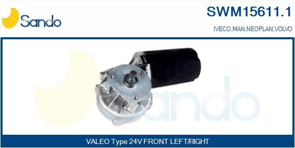 SANDO Stikla tīrītāju motors SWM15611.1