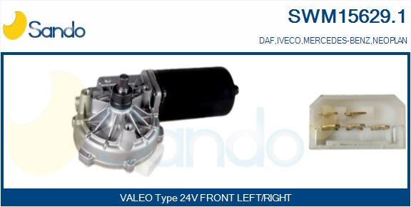 SANDO Stikla tīrītāju motors SWM15629.1