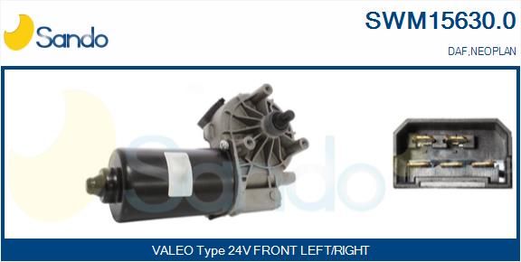 SANDO Stikla tīrītāju motors SWM15630.0
