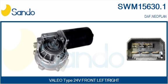 SANDO Stikla tīrītāju motors SWM15630.1