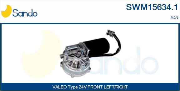 SANDO Stikla tīrītāju motors SWM15634.1