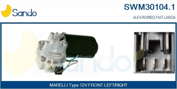 SANDO Stikla tīrītāju motors SWM30104.1