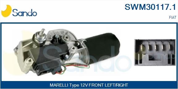 SANDO Двигатель стеклоочистителя SWM30117.1