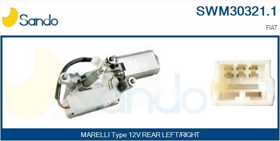 SANDO Stikla tīrītāju motors SWM30321.1