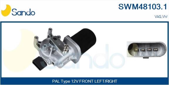 SANDO Stikla tīrītāju motors SWM48103.1