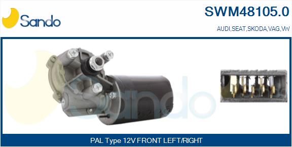 SANDO Stikla tīrītāju motors SWM48105.0
