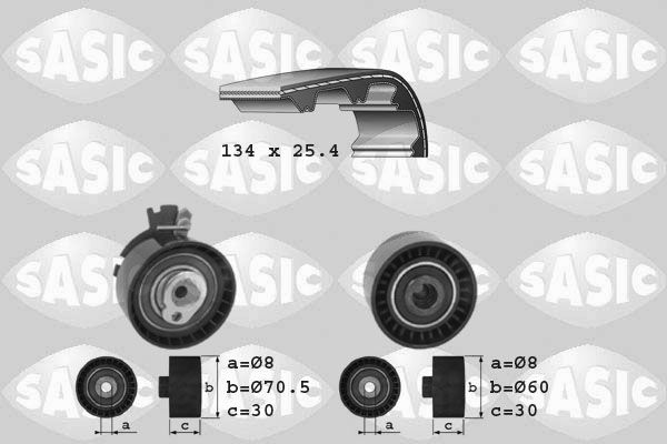 SASIC Zobsiksnas komplekts 1750006