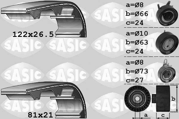 SASIC Zobsiksnas komplekts 1756043