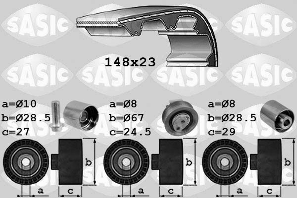 SASIC Zobsiksnas komplekts 1756047