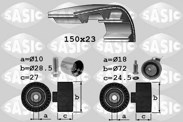 SASIC Zobsiksnas komplekts 1756054