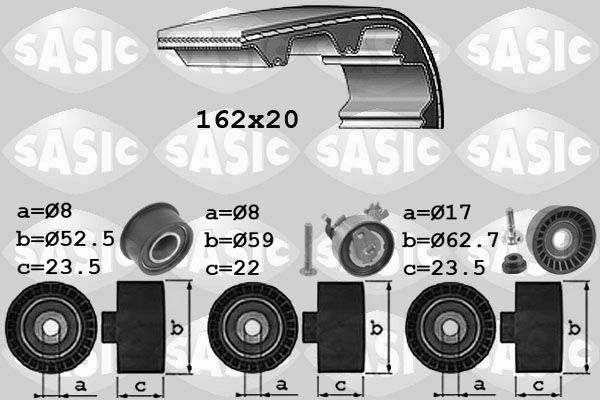 SASIC Zobsiksnas komplekts 1756065