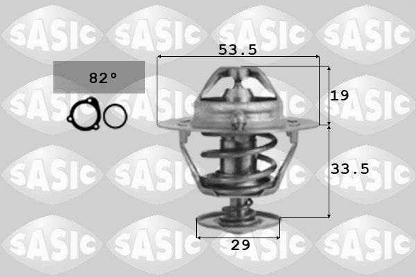 SASIC Termostats, Dzesēšanas šķidrums 3306030