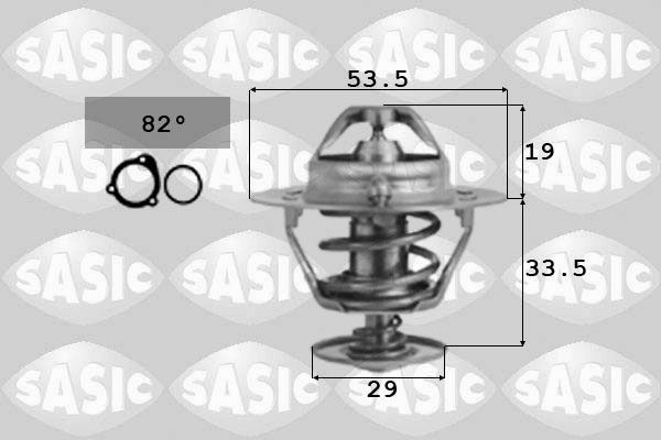 SASIC Термостат, охлаждающая жидкость 3306030