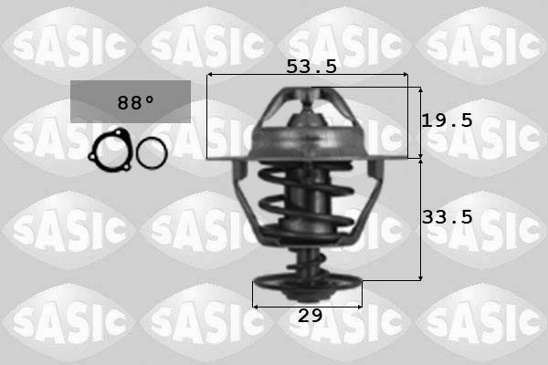 SASIC Термостат, охлаждающая жидкость 3306038