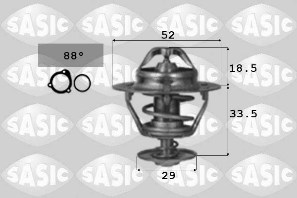 SASIC Termostats, Dzesēšanas šķidrums 3306064