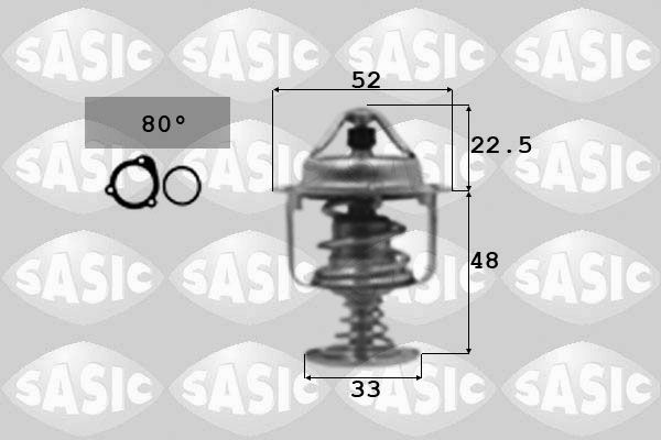 SASIC Termostats, Dzesēšanas šķidrums 3306065