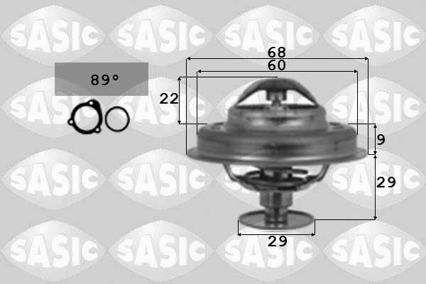 SASIC Termostats, Dzesēšanas šķidrums 3381041