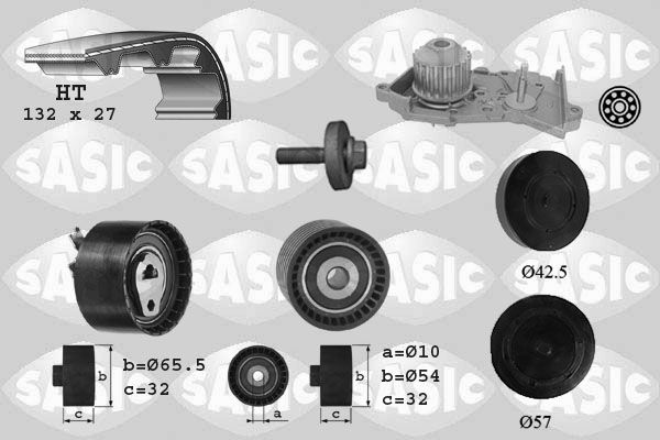 SASIC Ūdenssūknis + Zobsiksnas komplekts 3904035