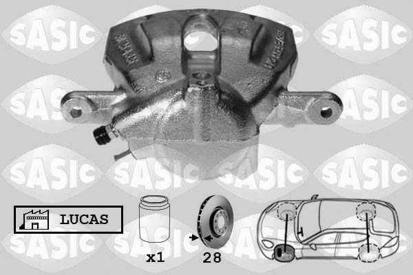 SASIC Bremžu suports 6500042