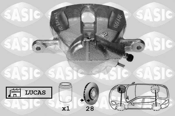 SASIC Bremžu suports 6500043