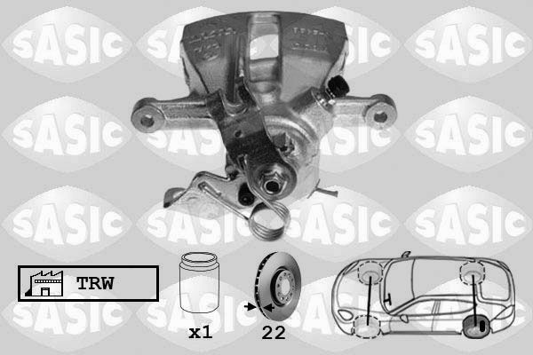 SASIC Тормозной суппорт 6506134