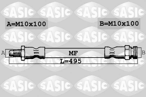 SASIC Bremžu šļūtene 6600016