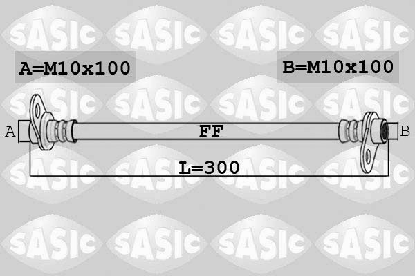 SASIC Bremžu šļūtene 6600061