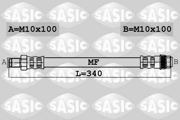 SASIC Тормозной шланг 6604011