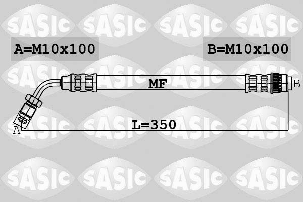 SASIC Тормозной шланг 6604019