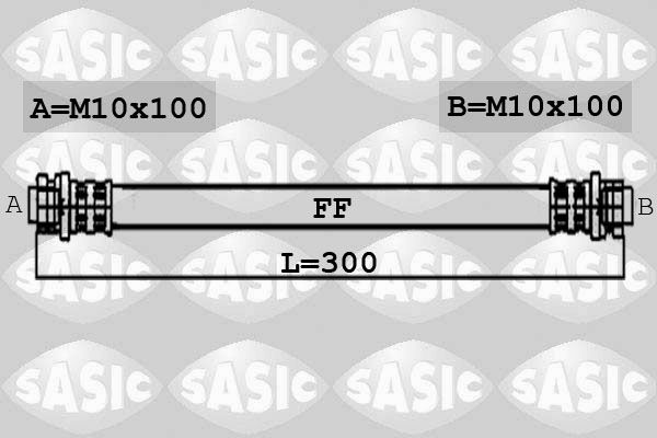 SASIC Тормозной шланг 6606127