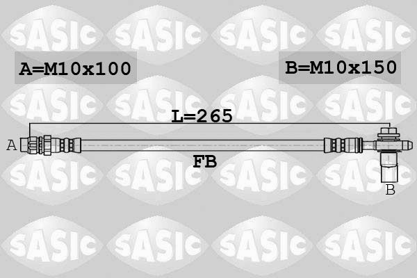 SASIC Тормозной шланг 6606169