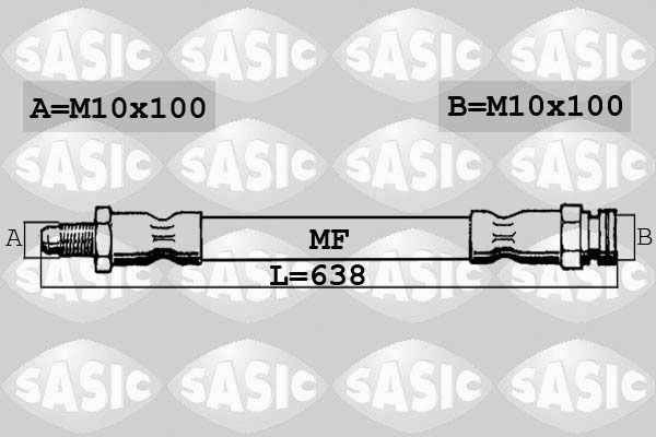 SASIC Тормозной шланг 6606179