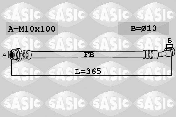 SASIC Тормозной шланг 6606232