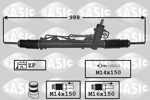 SASIC Stūres mehānisms 7006013