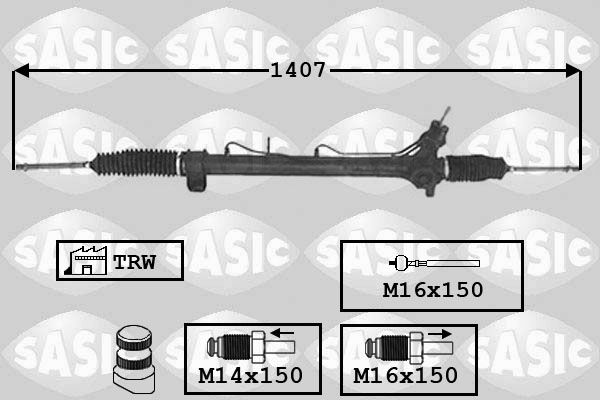 SASIC Stūres mehānisms 7006018