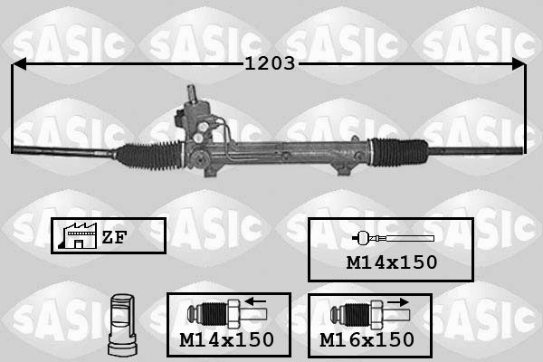 SASIC Рулевой механизм 7006020