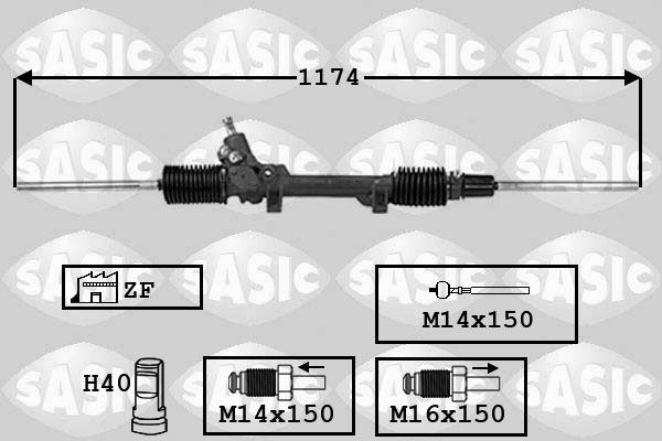 SASIC Stūres mehānisms 7006021