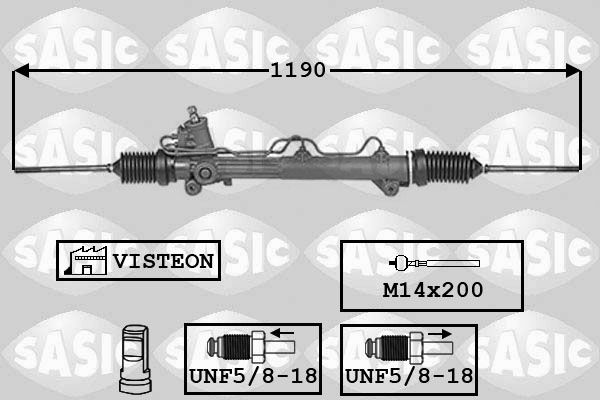 SASIC Stūres mehānisms 7006069
