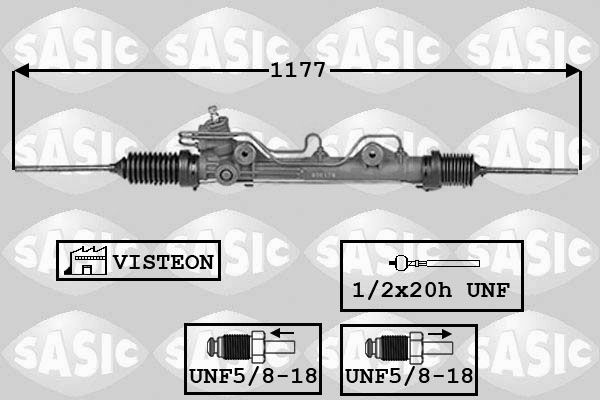 SASIC Stūres mehānisms 7006070