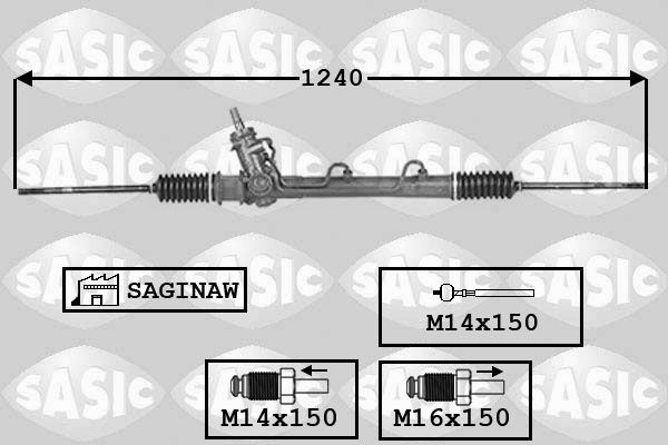 SASIC Рулевой механизм 7006077