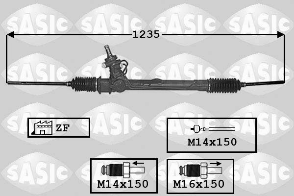 SASIC Stūres mehānisms 7006079